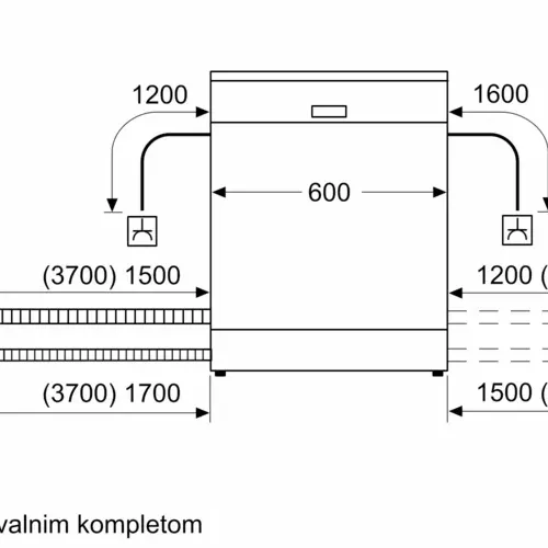 Vgradni pomivalni stroj Bosch — slika 5