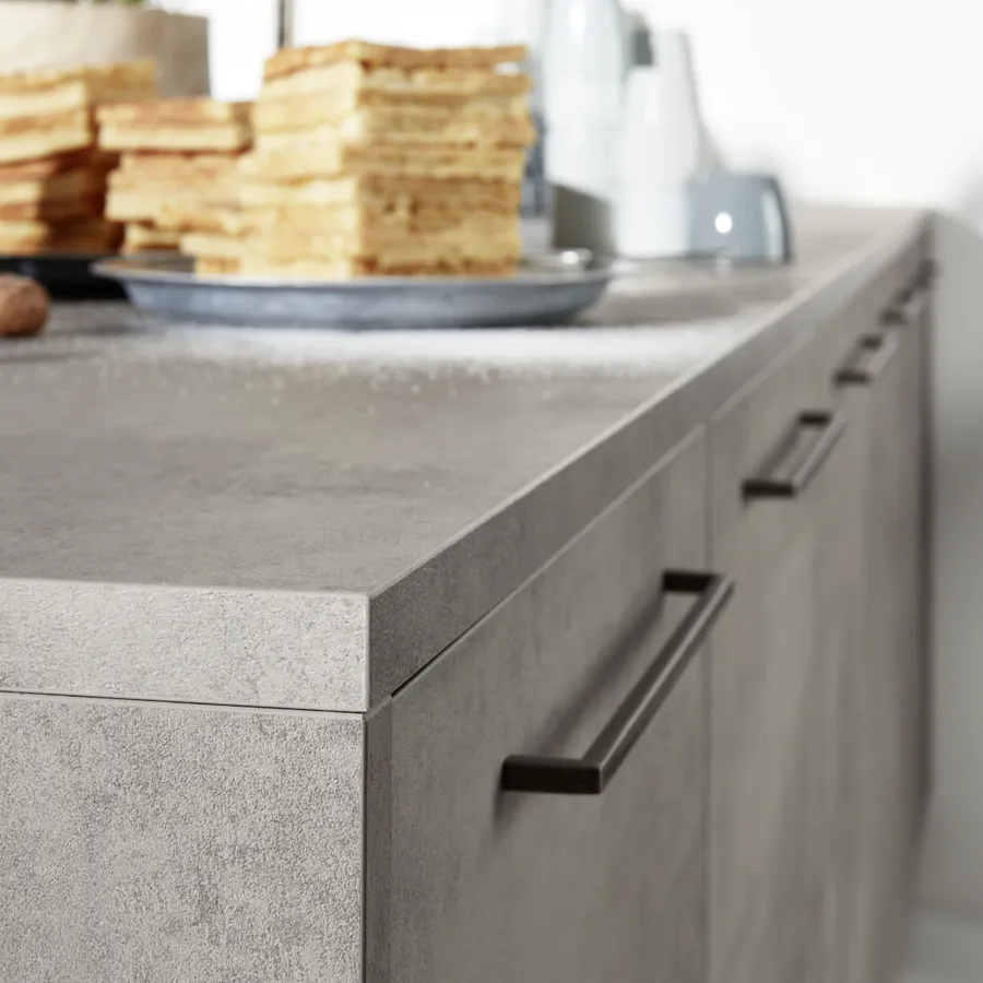 Kuhinja Nolte Küchen Stone 263 - Beton / Feel 96A - Arcticweiß softmatt — slika 3