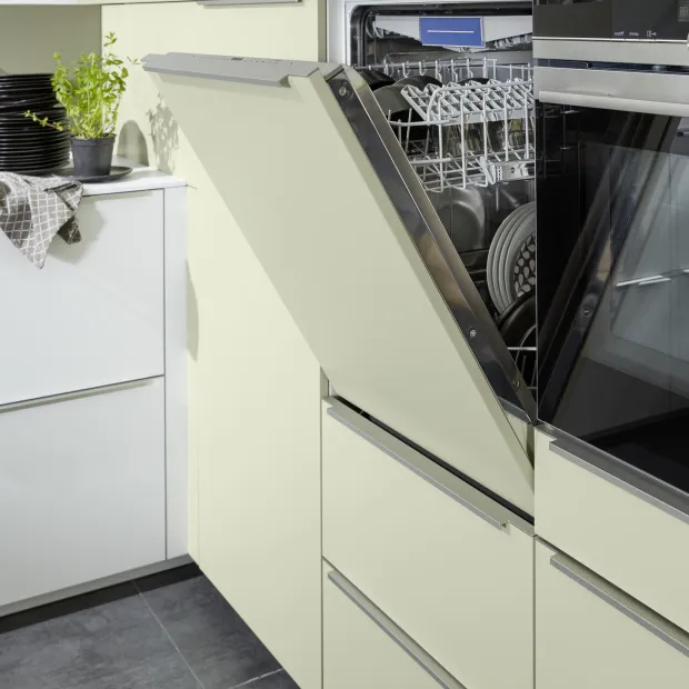 Kuhinja Nolte Küchen Soft Lack - Avocado softmatt / Arcticweiss softmatt — slika 3