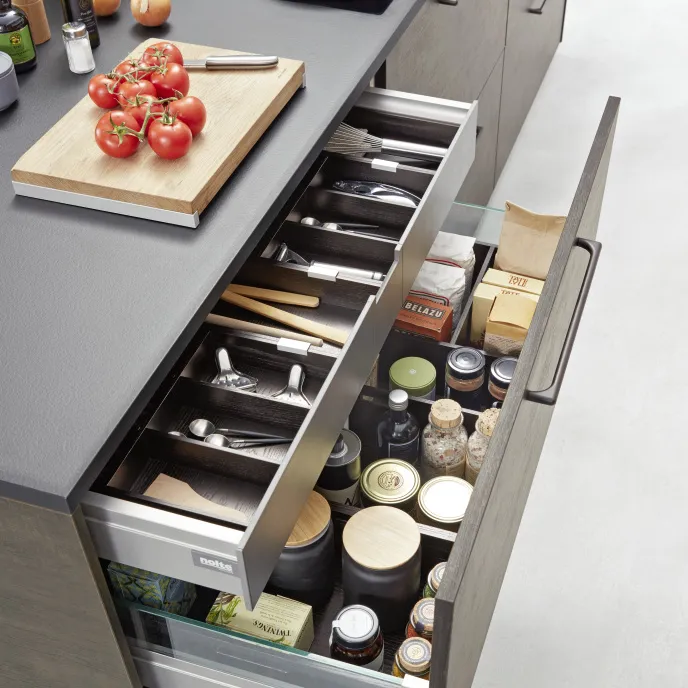 Kuhinja Kuhinja Nolte Küchen Artwood - Eiche geflämmt / Feel - Sahara — slika 3