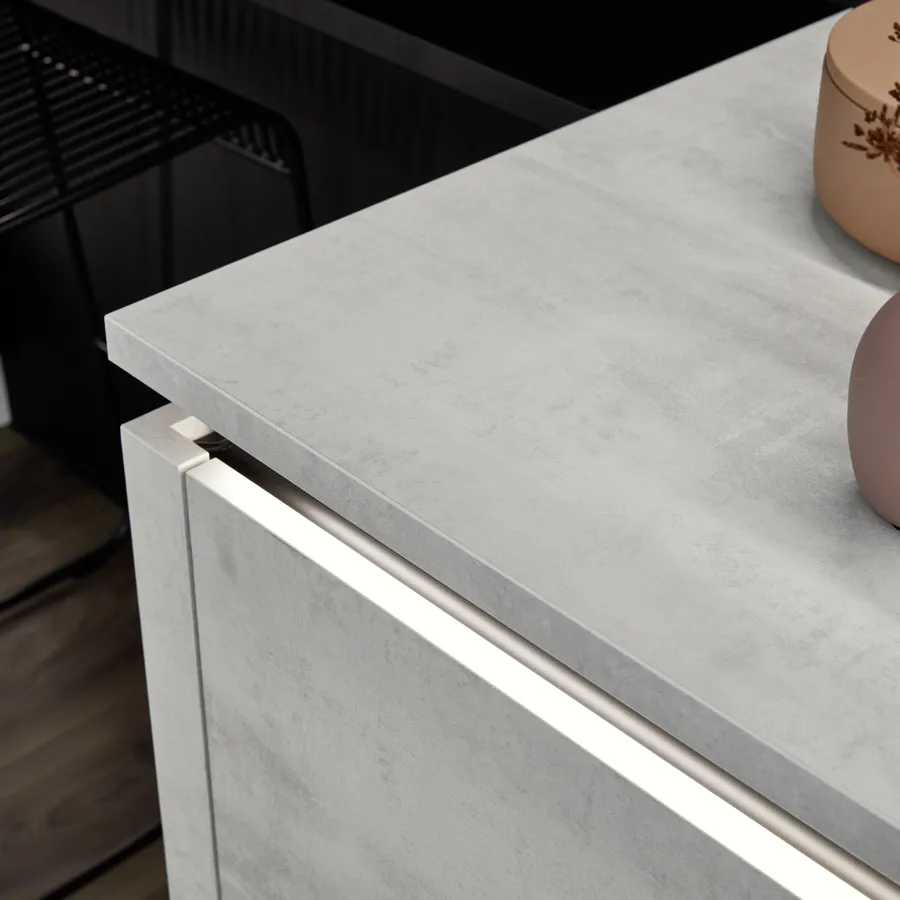 Kuhinja Nolte Küchen Stone Beton Weiß — slika 3