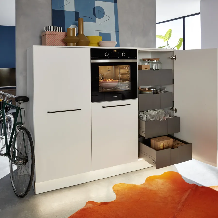 Kuhinja Nolte Küchen Artwood - Nussbaum Kuba / Manhattan Uni - Weiß — slika 2