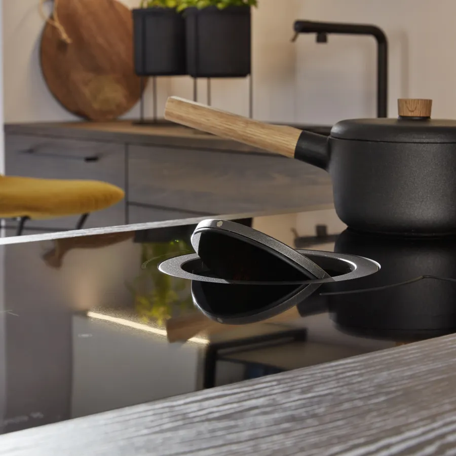Kuhinja Nolte Küchen Artwood - Nussbaum Kuba / Manhattan Uni - Weiß — slika 4