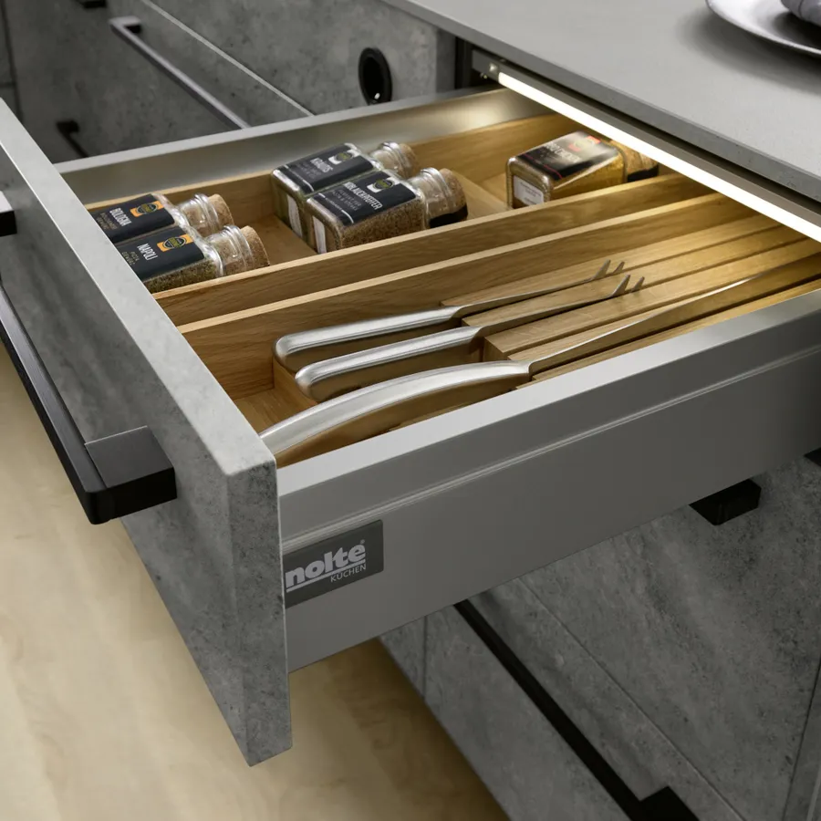 Kuhinja Nolte Küchen Sandstein Lavagrau — slika 4