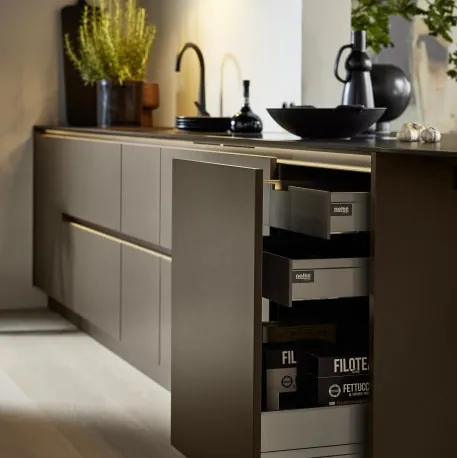 ARTLINE - Stripe Wood Choco  SOFT LACK - Sepiabraun — slika 3