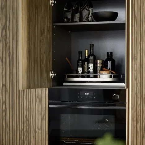 ARTLINE - Stripe Wood Choco  SOFT LACK - Sepiabraun — slika 5