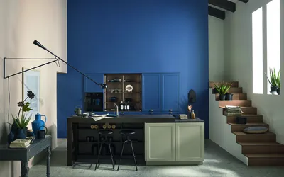 RAVENNA LACK- Greige/ Blaubeere Softmatt